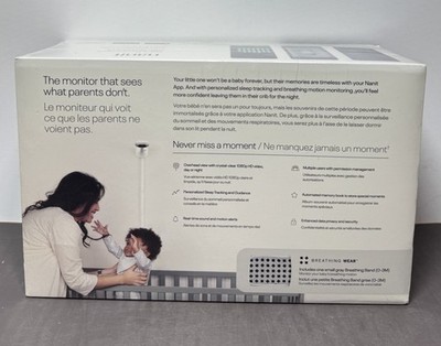 Nanit Pro N311 HD Baby Camera with Sleep Tracking and Breathing Monitoring-New #1