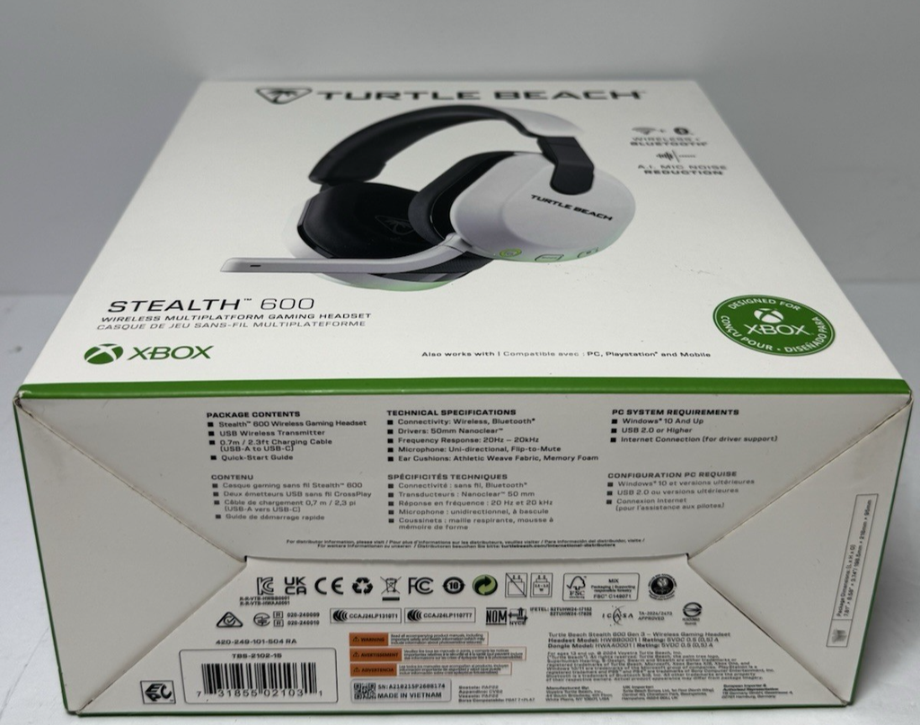 Turtle Beach Stealth 600 Wireless Gen3  Gaming Headset for Xbox, PS5, PS4, PC #2
