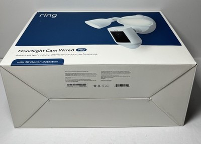 Ring Floodlight Cam Wired Pro White-Open Box #1