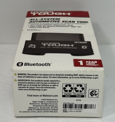 Hyper Tough HT500 Bluetooth All-System Automotive Scan Tool -Open Box #4
