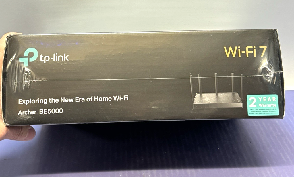 Brand NEW TP-Link Archer BE5000 Dual-Band Wi-Fi 7 Router Black #2