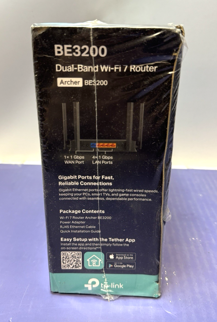 TP-LINK Archer BE3200 Dual Band Wi-Fi 7 Router Sealed - Brand New #3