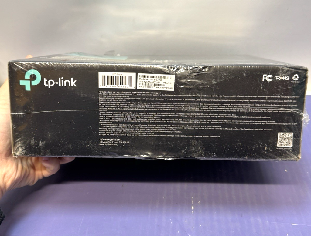 TP-LINK Archer BE3200 Dual Band Wi-Fi 7 Router Sealed - Brand New #5