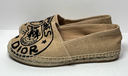 Christian Dior Raffia Graphic Print Granville Espadrille EU 37 Size used
