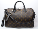Louis Vuitton Dark Speedy Bandouliere Bag Monogram Canvas 30 - M12243 used