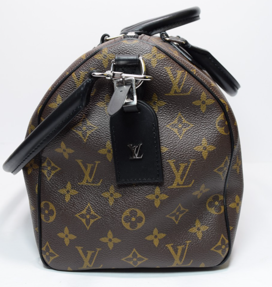 Louis Vuitton Dark Speedy Bandouliere Bag Monogram Canvas 30 - M12243 #7