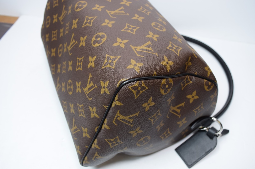 Louis Vuitton Dark Speedy Bandouliere Bag Monogram Canvas 30 - M12243 #9