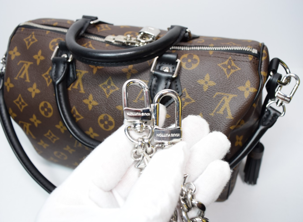 Louis Vuitton Dark Speedy Bandouliere Bag Monogram Canvas 30 - M12243 #12