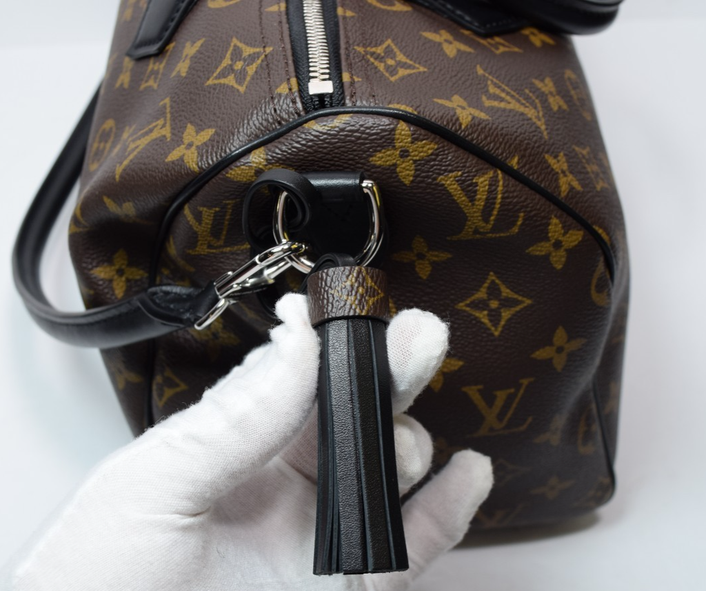 Louis Vuitton Dark Speedy Bandouliere Bag Monogram Canvas 30 - M12243 #14