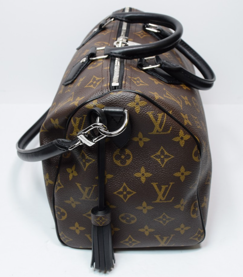 Louis Vuitton Dark Speedy Bandouliere Bag Monogram Canvas 30 - M12243 #15