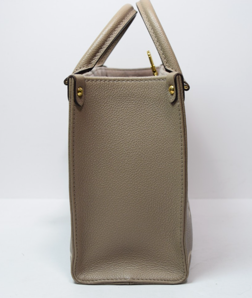 Louis Vuitton OnTheGo PM M45779 Beige Monogram Gold Hardware w/ strap #10