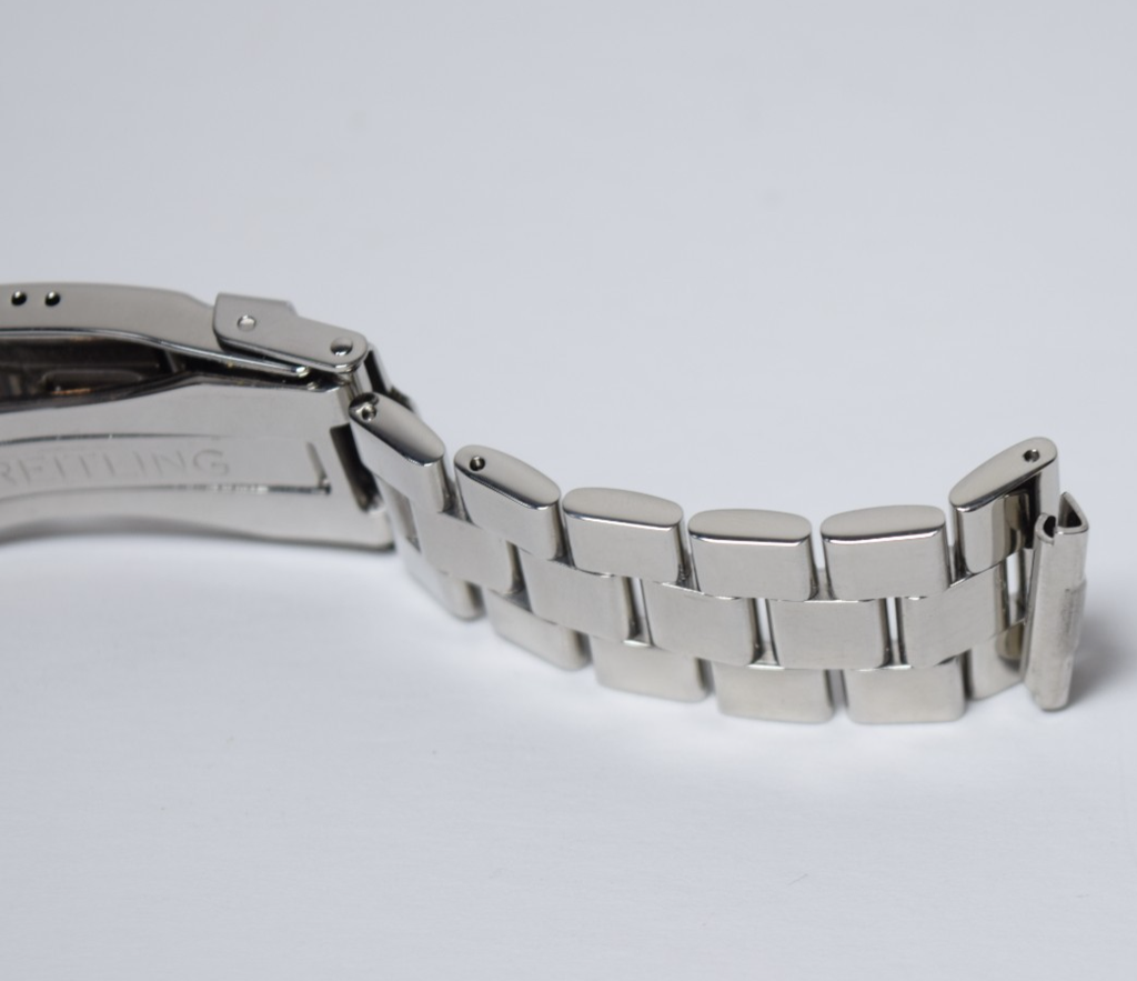 Authentic Bracelet For Breitling Colt Special Chrome Watch Polished Steel 20Mm #5