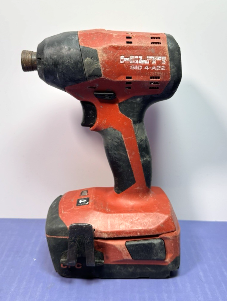 HILTI SID 4-A22 Hex Cordless Impact Driver / B22/4.0 Battery - Preowned #2