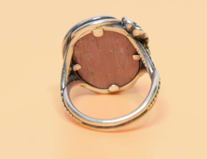 PANDORA ALE 925 Sterling Silver Pink Rhodolite Wanda's Garden 190847RNI Size 8 #3