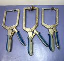 SET OF 6 Kreg Clamp C-Clamp Locking Pliers Lot (6 Pc) Mixed Sizes Welding Set price