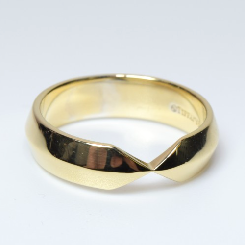 Tiffany & Co. Nesting Wide Band Ring in 18k Rose Gold US Size 6.5 #1