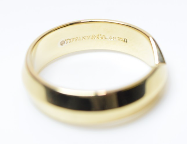 Tiffany & Co. Nesting Wide Band Ring in 18k Rose Gold US Size 6.5 #3