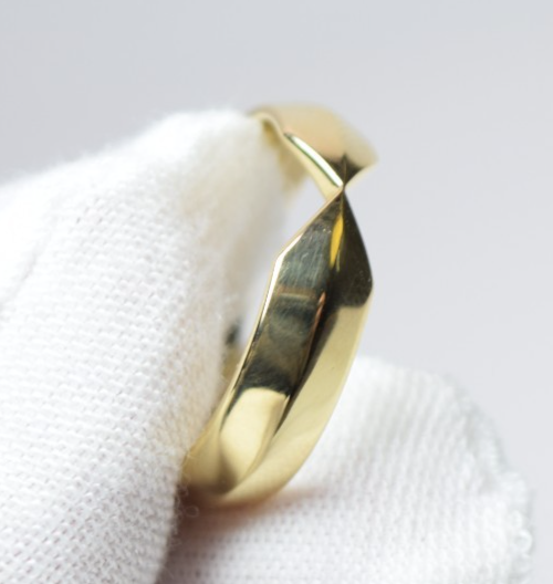 Tiffany & Co. Nesting Wide Band Ring in 18k Rose Gold US Size 6.5 #4