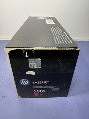 Genuine HP 508X Magenta High Yield Toner Cartridge CF363X - New -  MFD: 08/25 #2