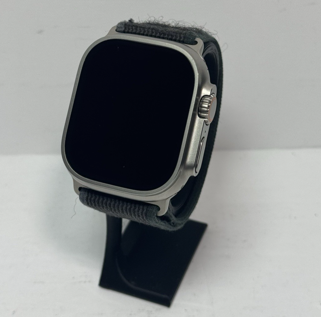 Apple Watch Ultra 2 49MM GPS +Cell  Black Titanium w/ Blue/Gray Trail Loop #1