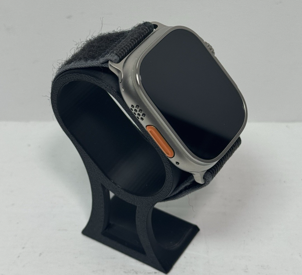 Apple Watch Ultra 2 49MM GPS +Cell  Black Titanium w/ Blue/Gray Trail Loop #3
