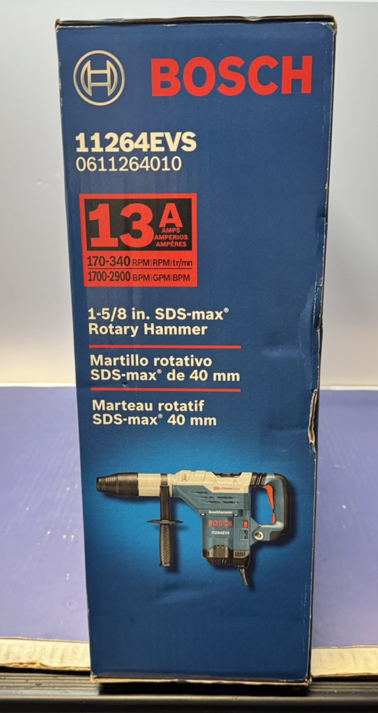 Bosch 11264EVS 13 Amp Corded 1-5/8 in SDS-Max Variable Speed Rotary Hammer Drill #3