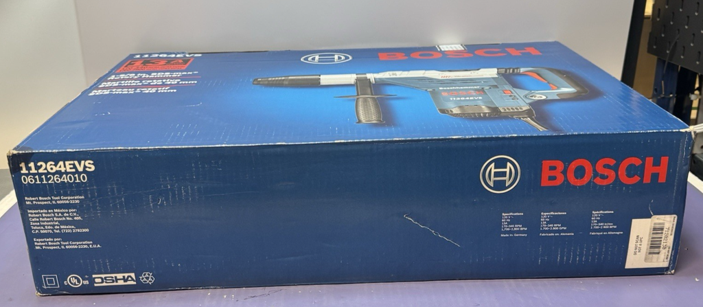 Bosch 11264EVS 13 Amp Corded 1-5/8 in SDS-Max Variable Speed Rotary Hammer Drill #5