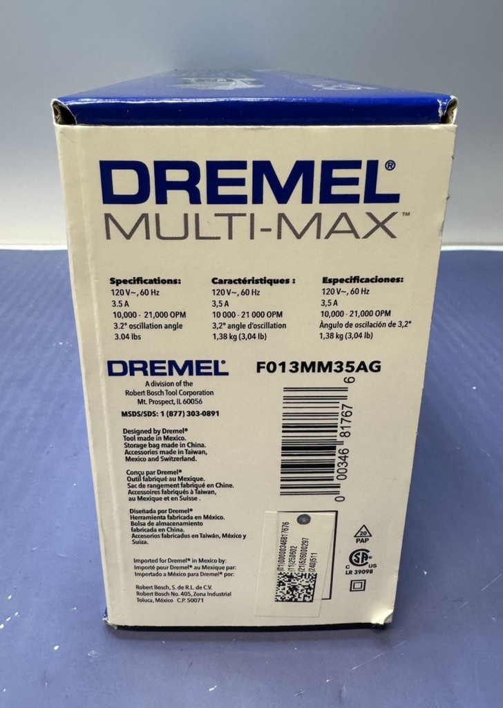 Dremel Multi-Max 3.5 Amp Oscillating Tool with 12 Accessories MM35-01 #1