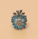 Pandora Blue Daisy Flower Charm Sterling Silver buy