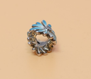 Pandora Blue Daisy Flower Charm Sterling Silver cost