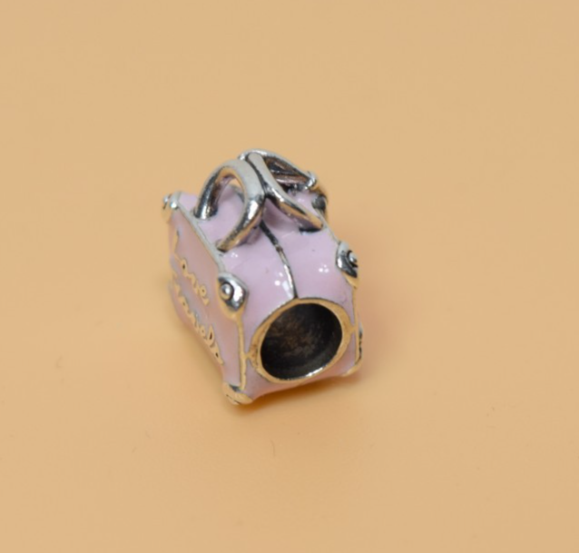 Pandora Charm – Pink Travel Bag Sterling Silver ALE S925 798063EN124 #1