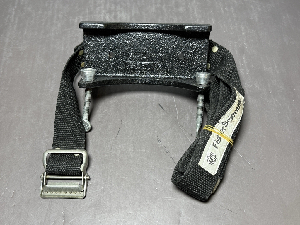 Fisher Scientific Labs 2181-A Gas Cylinder Bottle Clamp with Straps #1