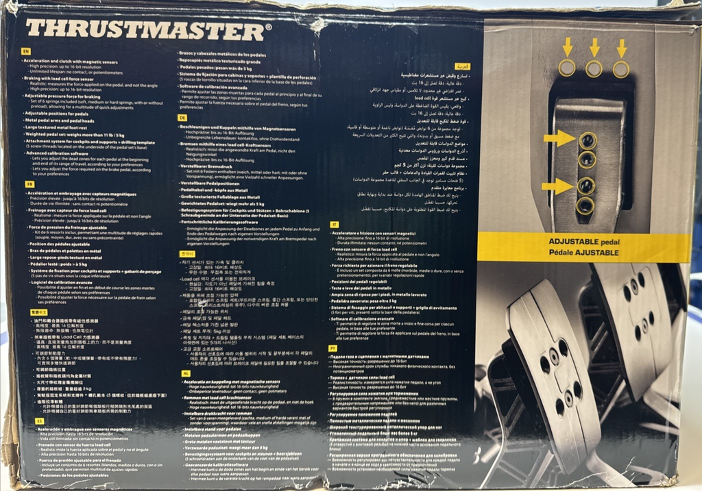 Thrustmaster T-LCM Pedals Compatible with PS5, PS4, Xbox Series x/S, One, PC #1