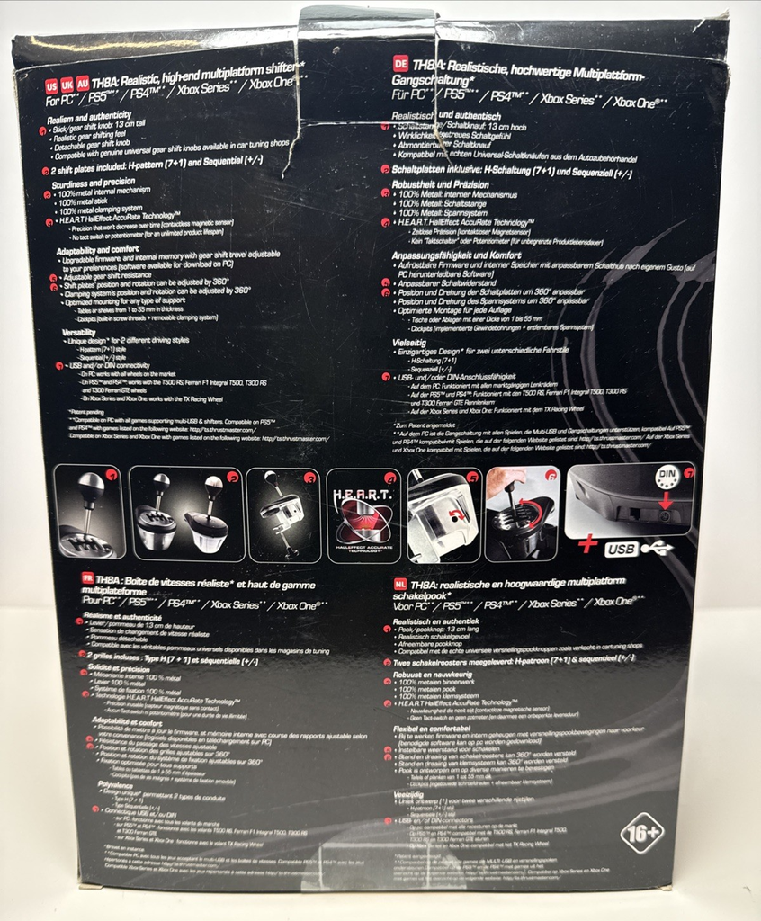 Thrustmaster TH8A Add-On Shifter - Black -Open Box #3