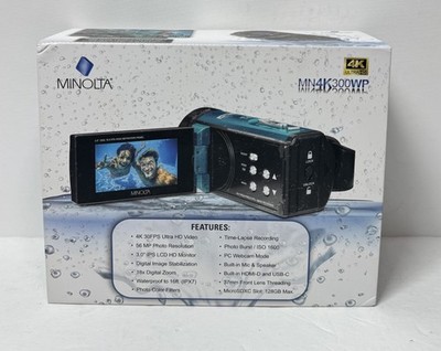 Minolta MN4K300WP 4K Ultra HD / 56 MP Waterproof Camcorder #3