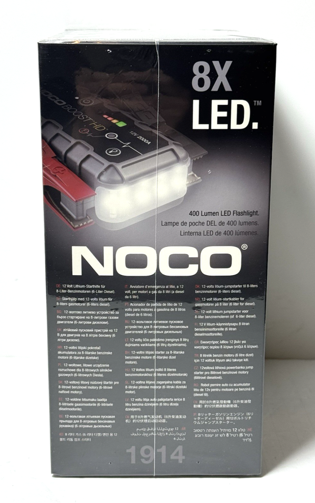 Noco Jump Starter GB70 2000 A 12-Volt Ultra Safe Lithium  - New Sealed #3