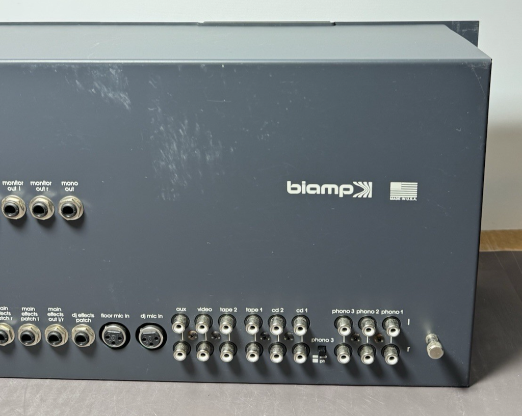 Biamp DJ-5001 Stereo Mixer Rack Mount Vintage DJ Audio Mixer #2