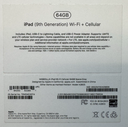Apple iPad 9th Gen 10.2 " A2603 Wi-Fi+ Cellular 64GB Space Gray, 100% batt at best price