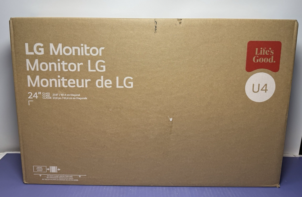 LG 24 inch 120Hz 1ms Computer Monitor 24U411A-B - BRAND NEW #1