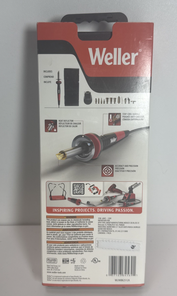 Weller 25W/120V 15 Pc Wood Burning Kit - NEW #2