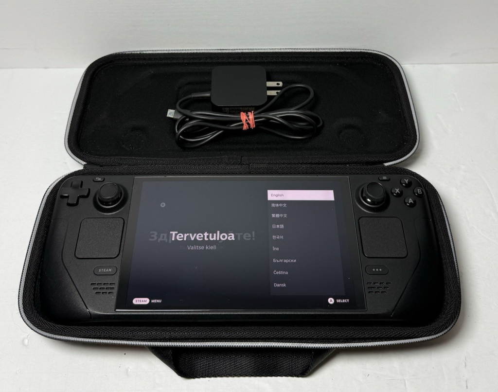 Valve Steam Deck OLED 1 TB-1030 Handheld PC w/ Carrying Case & Charger-Excellent #3
