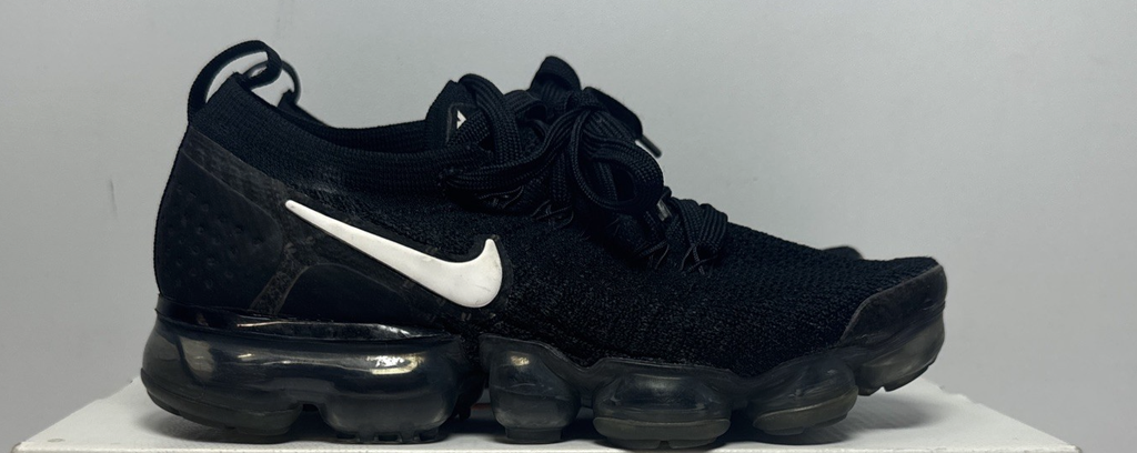 Nike Air 942843-001 VaporMax Flyknit 2  Black White W Size 6 #1