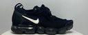 Nike Air 942843-001 VaporMax Flyknit 2  Black White W Size 6 used