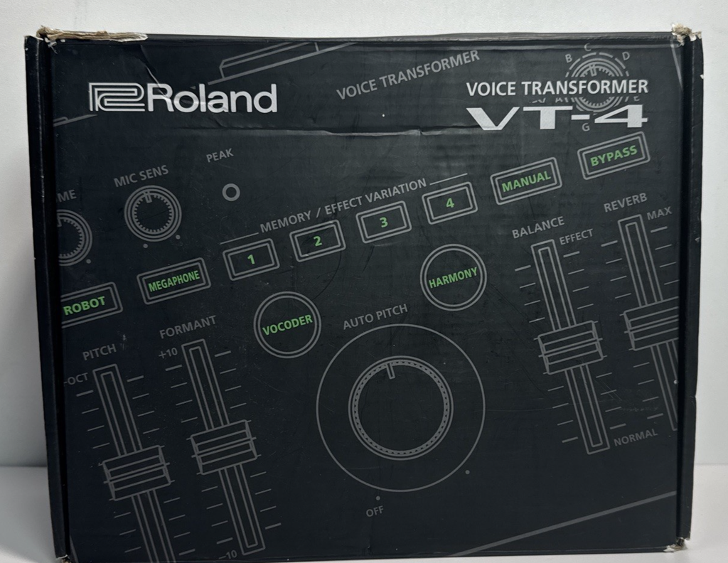 Roland VT-4 Voice Transformer Effect Processor Vocal Tabletop Voice Transformer #1