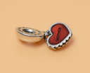 PANDORA S925 ALE Piece of My Heart Mother Dangle Charm with Red Enamel purchase