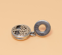 Pandora Charm 2-Tone Family Roots Dangle, 791988CZ, Silver, 14K used