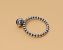 Pandora Sterling Silver Blue Lapis September Birthday Blooms Ring Size 7.5 buy