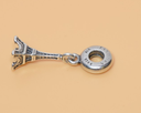 Pandora Sterling Silver Paris France Eiffel Tower Travel Dangle Charm cost