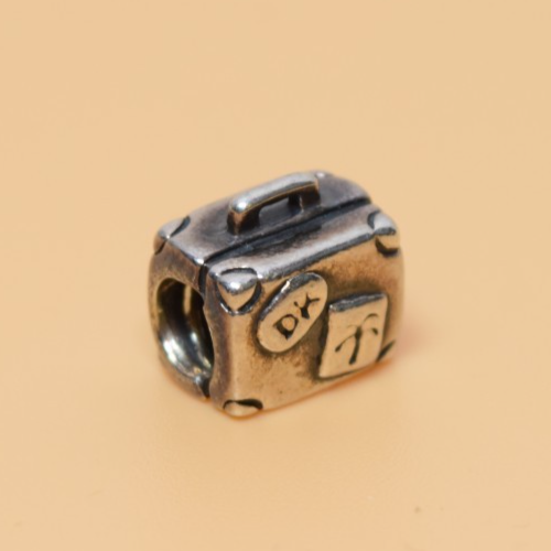 Pandora Suitcase Luggage Travel Sterling Silver Charm 790362 #2