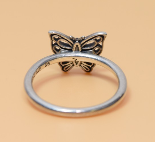 Pandora “Love Takes Flight” Butterfly Ring 56 US 7.5 - 190901CZ #4
